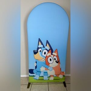 Bluey and Bingo Arch Backdrop Cover